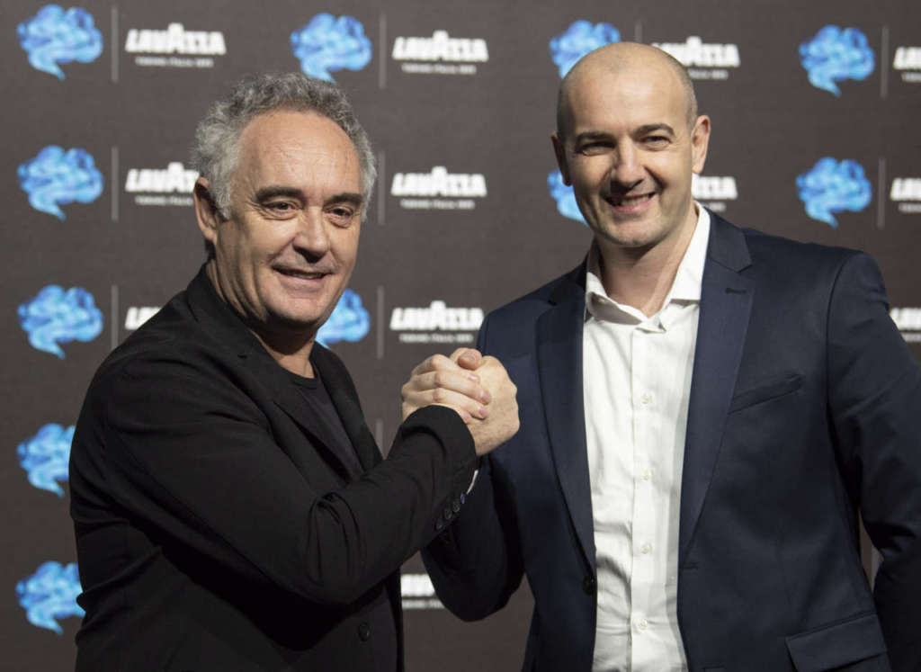 Ferran Adrià e lo chef di Condividere Federico Zanasi