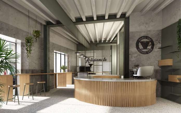 Progetto del nuovo locale di Ditta Artigianale Progetto del nuovo locale di Ditta Artigianale