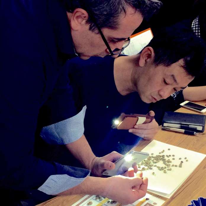 Antonio Biscotti spiega la selezione del verde Antonio Biscotti spiega la selezione del verde