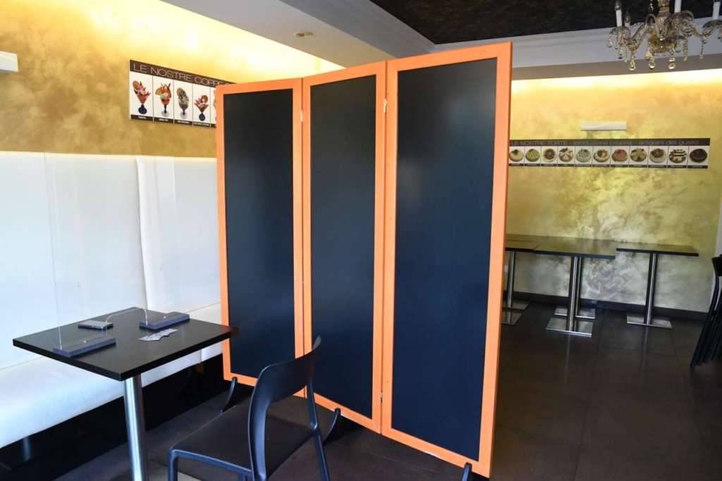 pannelli divisori protettivi Arnaboldi Interiors