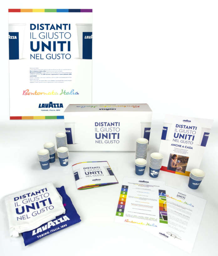 Il contenuto del kit di Lavazza Il contenuto del kit di Lavazza