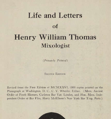 Life and Letters of Henry William Thomas Copertina