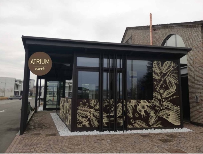 Atrium Caffè visto dall'esterno