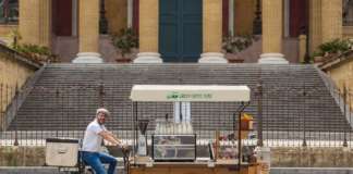 Morettino Green Coffee Bike