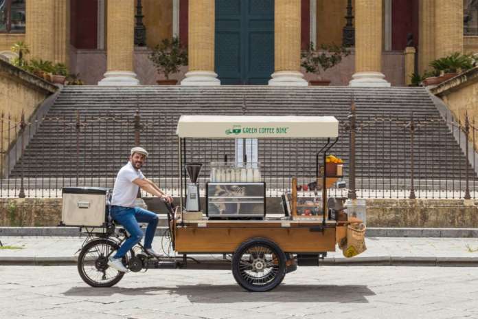 Morettino Green Coffee Bike Morettino Green Coffee Bike