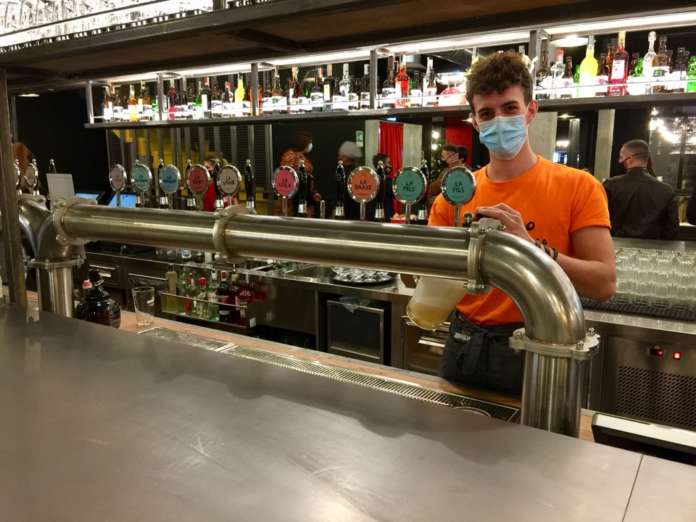 Il grande impianto spina di Doppio Malto a Milano