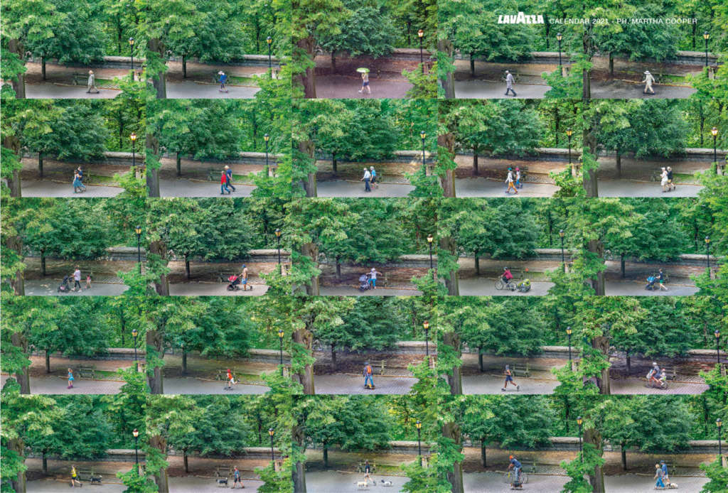 Calendario Lavazza 2021, foto di Martha Cooper