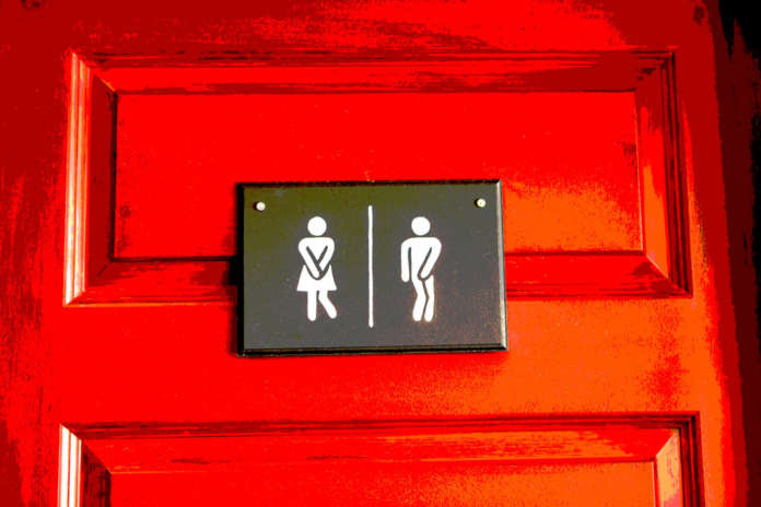 Creative washroom WC signboard Servizi igienici
