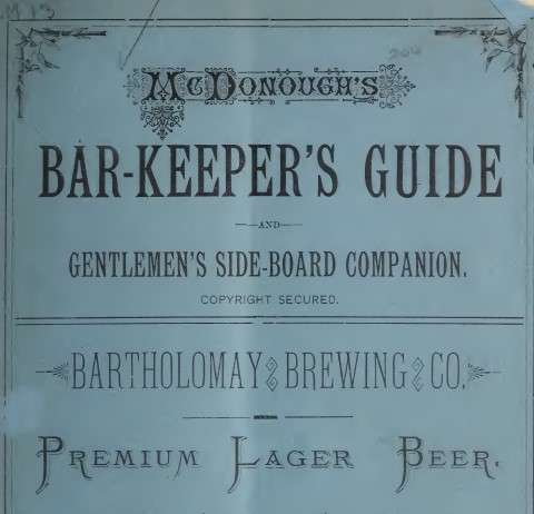 McDonough's Barkeepers' Guide