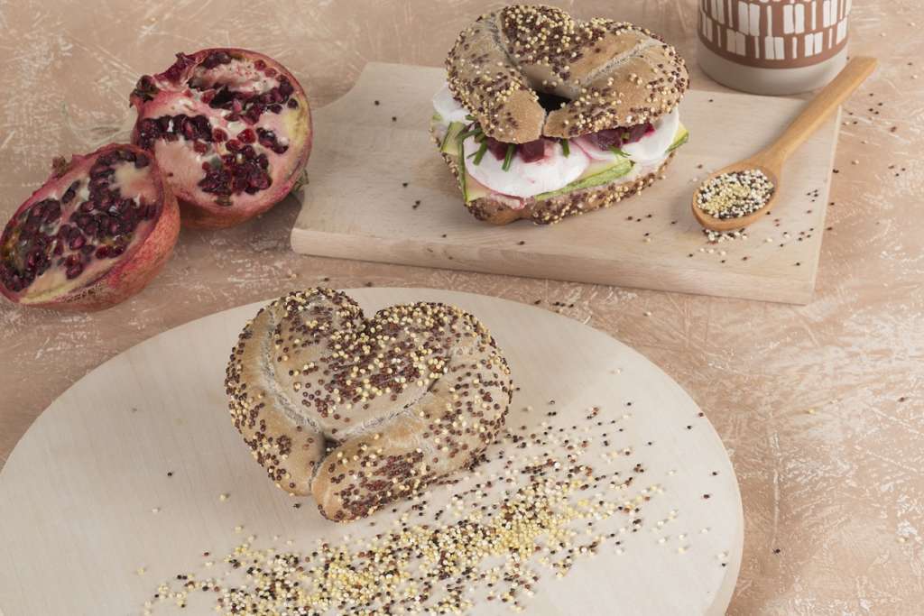 Vandemoortele cuore di melagrano con quinoa e miglio