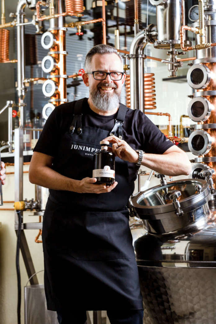 Tarvo Joansoon, master distiller della Junimperium Distillery di Tallin (Estonia)