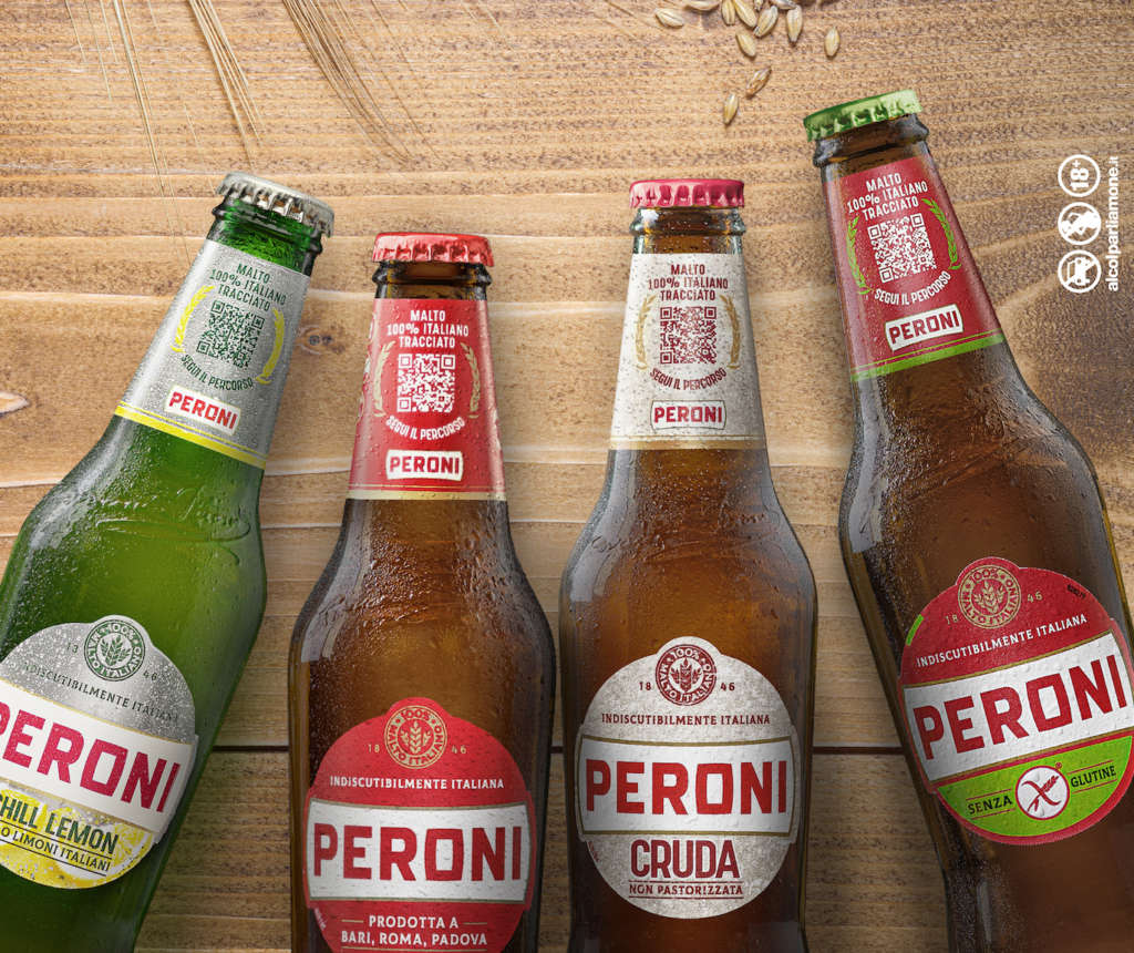 Birra Peroni nuova grafica