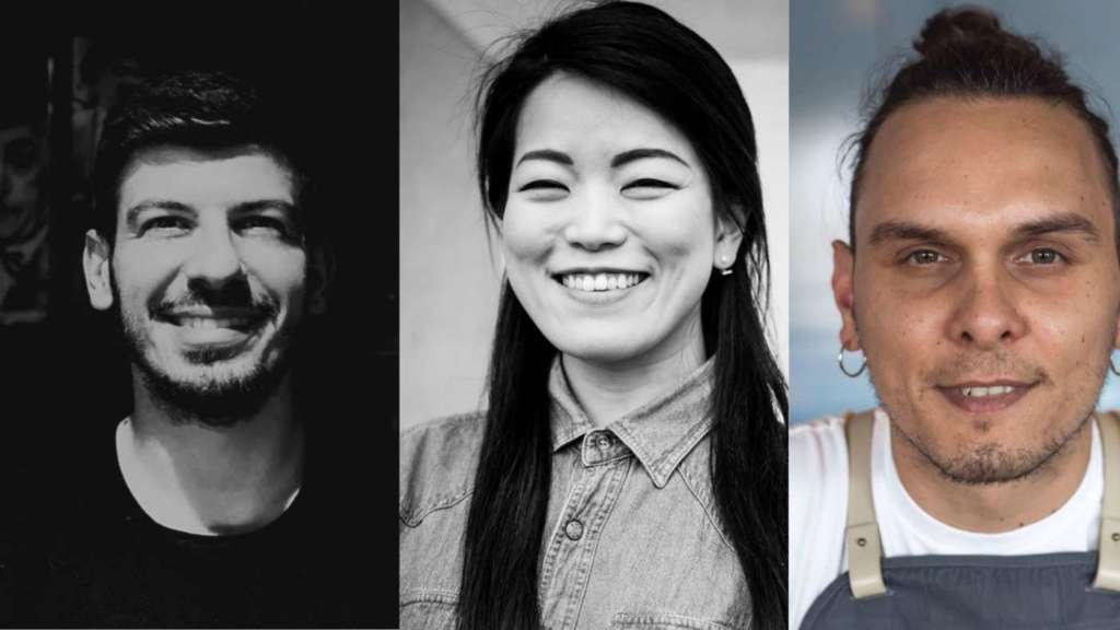 I finalisti di World Class Italy. Da sinistra, Vincenzo Pagliara, HaNeul (Annetta)Lee e Simone Molè