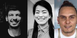 I finalisti di World Class Italy. Da sinistra, Vincenzo Pagliara, HaNeul (Annetta)Lee e Simone Molè