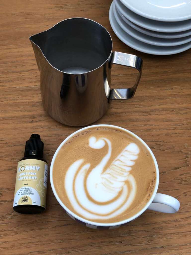 Prova cappuccio con Foamy