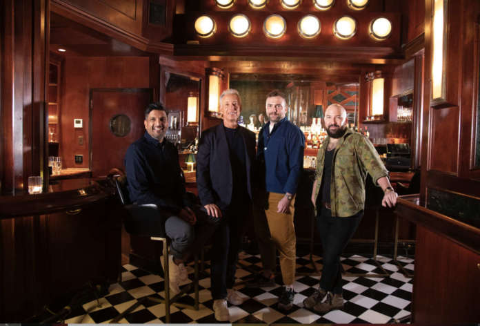 I rifondatori di Temple Bar, Maneesh K. Goyal, David Rabin,Michael McIlroy e Sam Ross