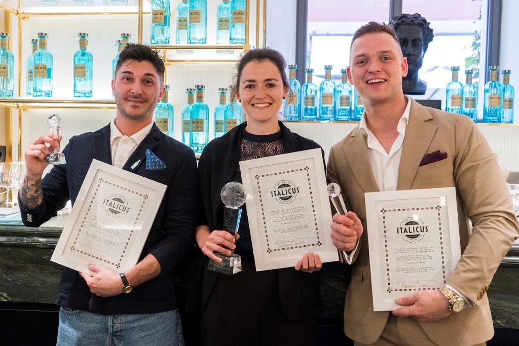 Art of Italicus Aperitivo Challenge 2021-22 - podio N.Rossi - N.Wenko - A.Michalcik