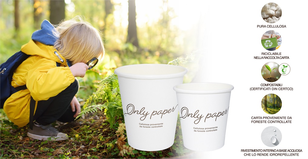 Imballaggi Alimentari bicchieri Only paper
