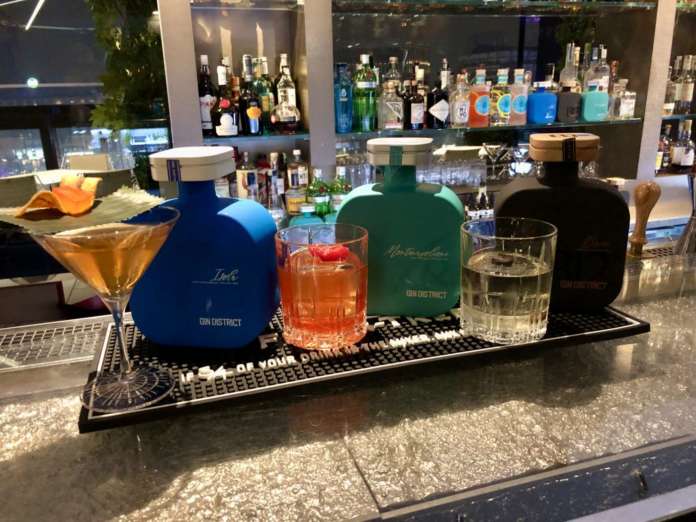 Gamma Gin District Isola, Montenapoleone e Brera con i relativi cocktail