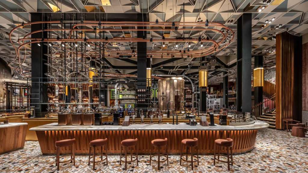 Interni Starbucks Reserve Roastery Milano