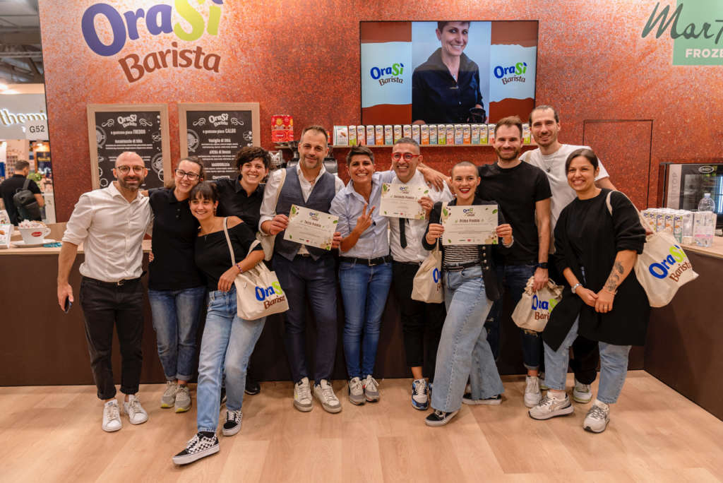 Finalisti della competizione OraSì Barista