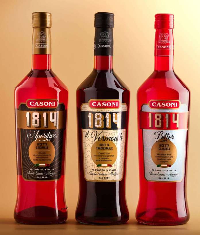 Tris della linea aperitivi Casoni 1814