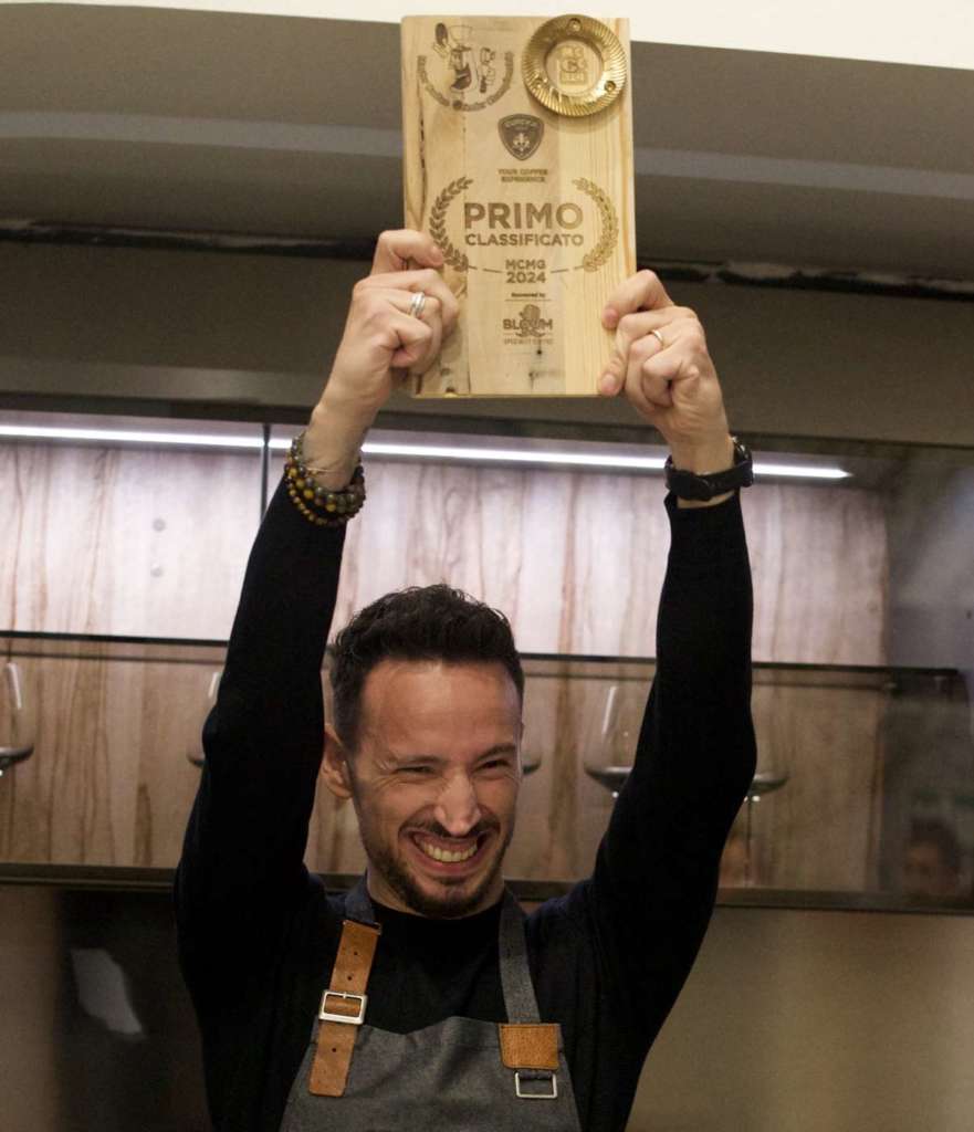 Giuseppe Fiorini, vincitore del Coffee Grinder Championship 2024