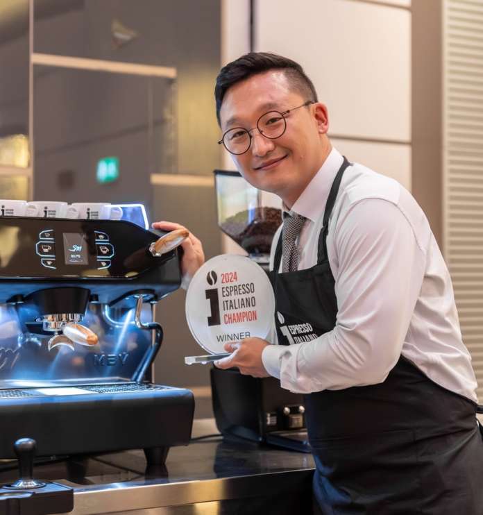 Lee Hyung Wook, vincitore Espresso Italiano Champion Lee Hyung Wook, vincitore Espresso Italiano Champion