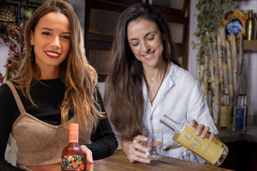 Cachaça Blu e Amaro Santoni