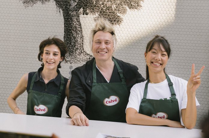 Gli chef Eleonora Riso, Andrea Mainardi e Anna Zhang