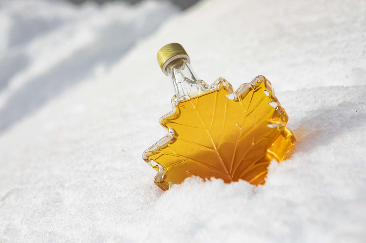 bottiglietta sciroppo d'acero