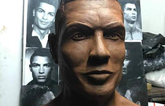 Cristiano Ronaldo di cioccolato