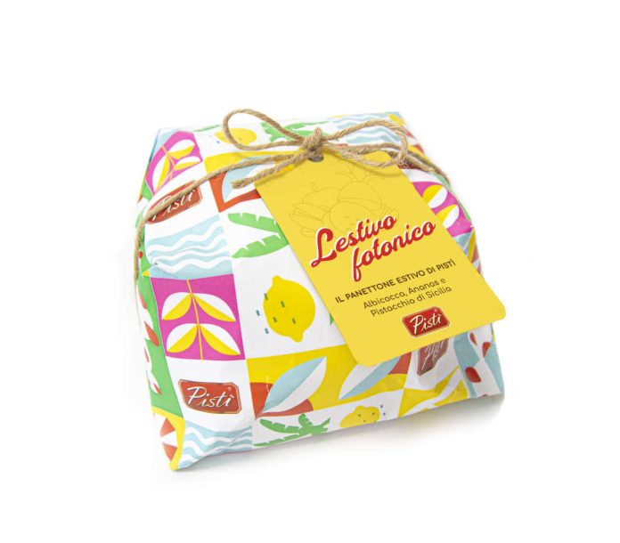 Estivo_ananas_albicocca_pistacchio Panettone estivo Pistì