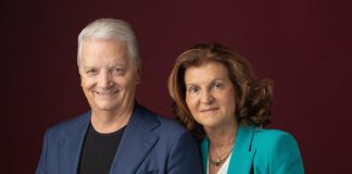 Iginio Massari e moglie