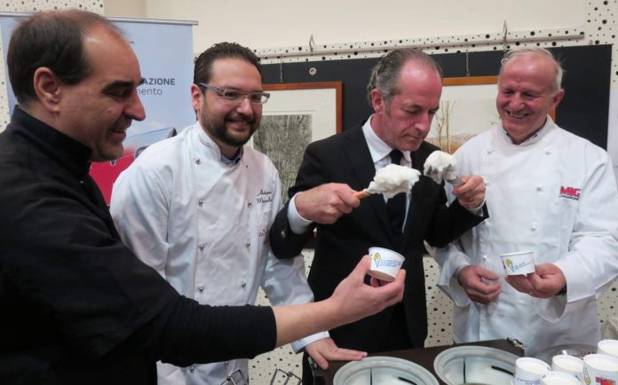 Luca Zaia prosecco gelato Luca Zaia prosecco gelato