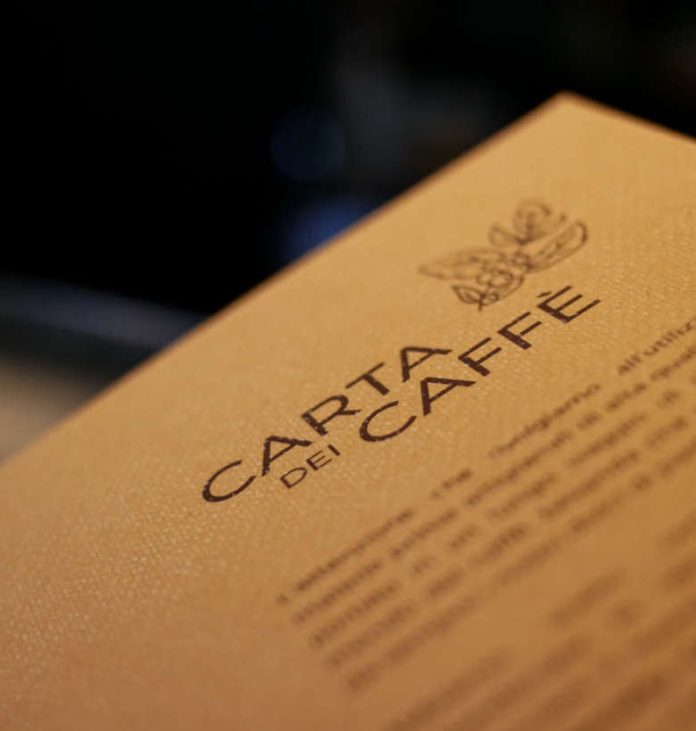 carta dei caffè dolcemascolo