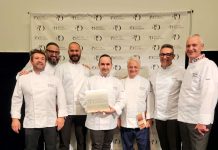 Davide Malizia con i membri italiani di Relais Desserts