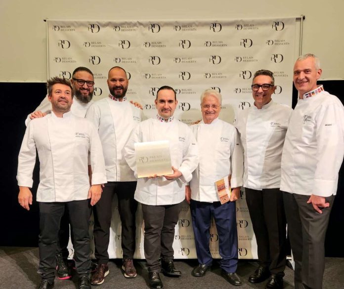 Davide Malizia con i membri italiani di Relais Desserts Davide Malizia con i membri italiani di Relais Desserts