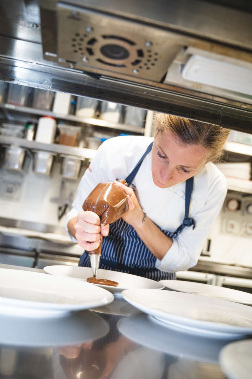 Loretta Fanella in cucina
