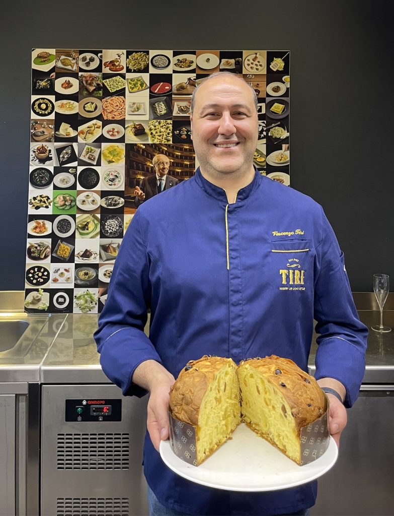 Vincenzo Tiri, il pasticciere che realizza il panettone Gualtiero Marchesi