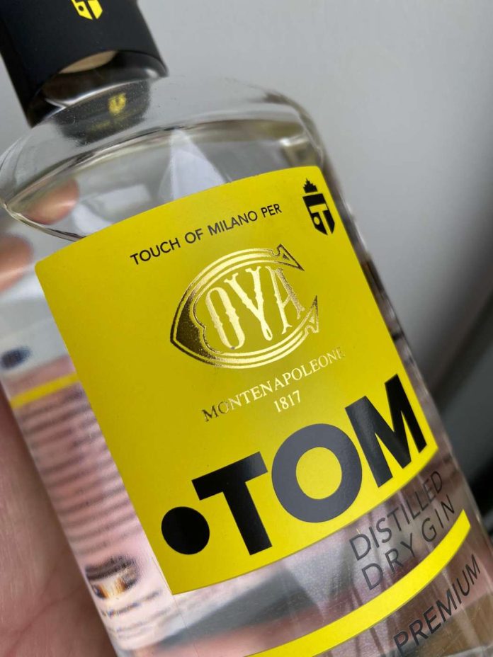 ToM Premium Distilled Dry Gin per Cova 1817