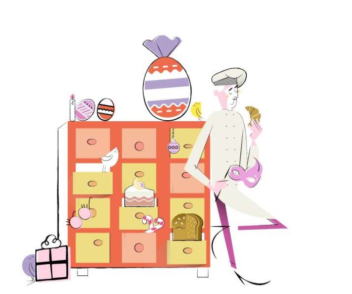 dopo pasqua illustrazione