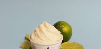 Gelato al lime della gelateria Bloom