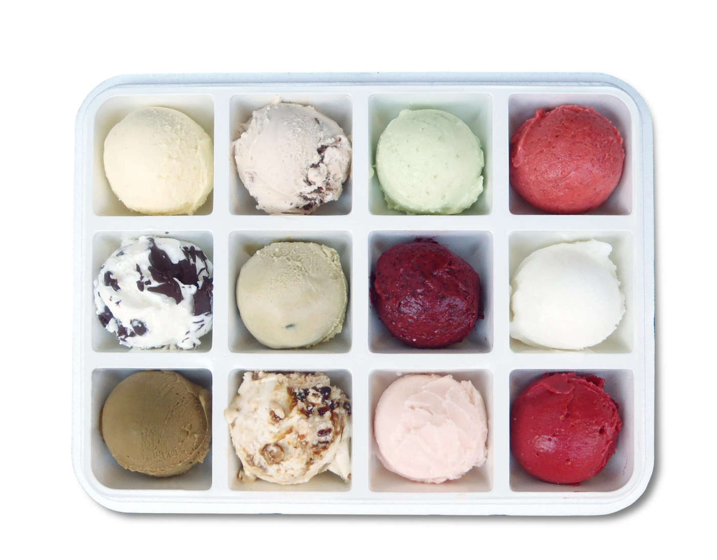 La vaschetta pensata per l'asporto del gelato Pasqualina