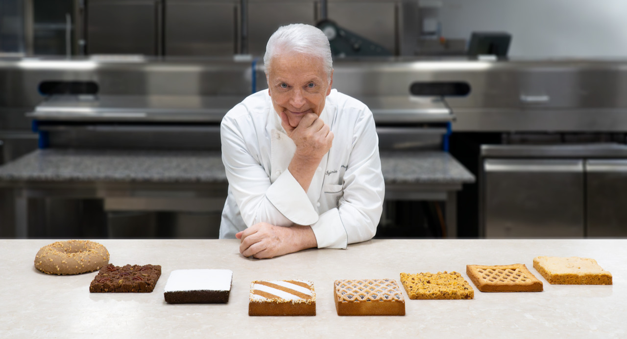 Iginio Massari con la linea senza lattosio