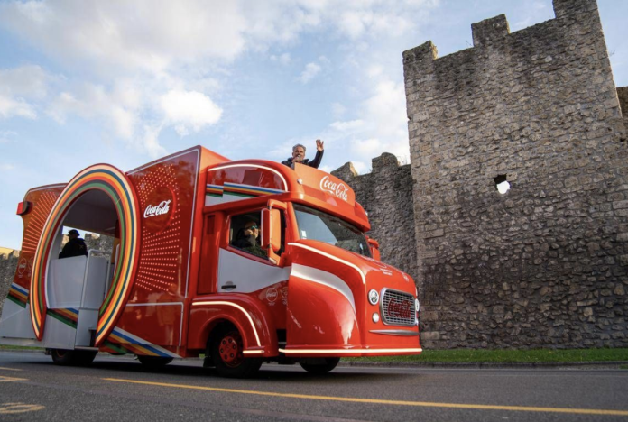 Truck in tour per Coca-Cola per Milano-Cortina 2026