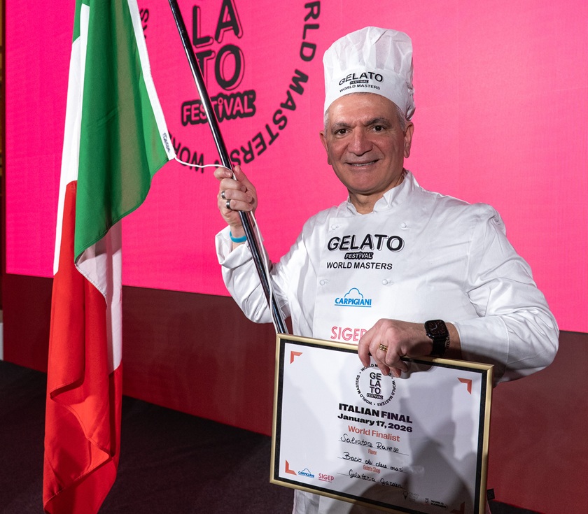 Salvatore Ravese vince la finale italiana di Gelato Festival World Masters