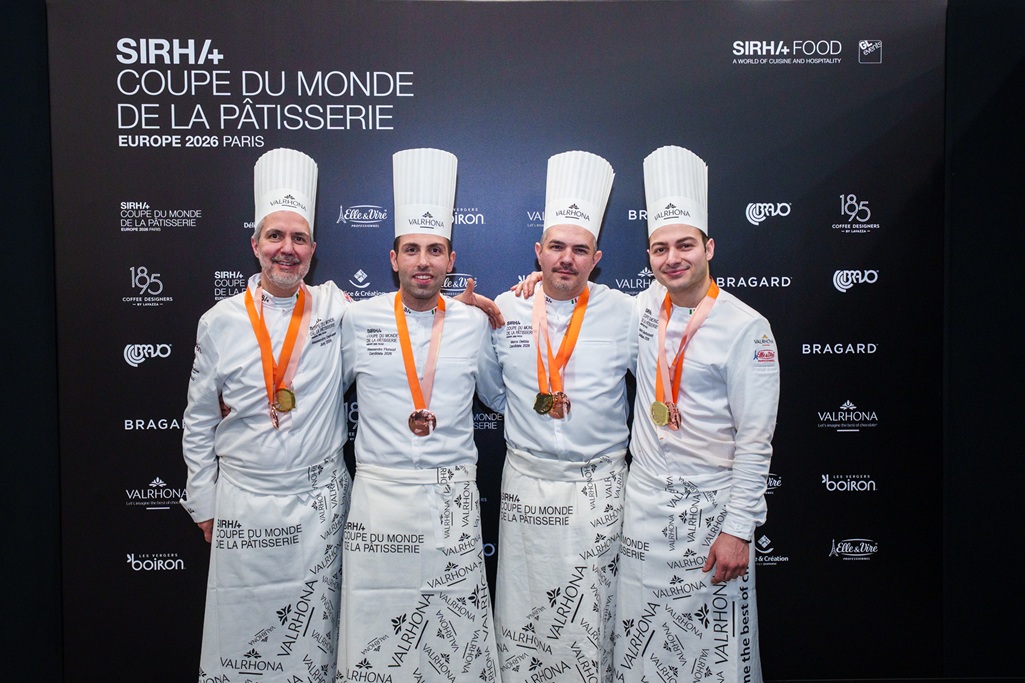 La Nazionale italiana di pasticceria conquista il bronzo europeo e vola a Lione 2027