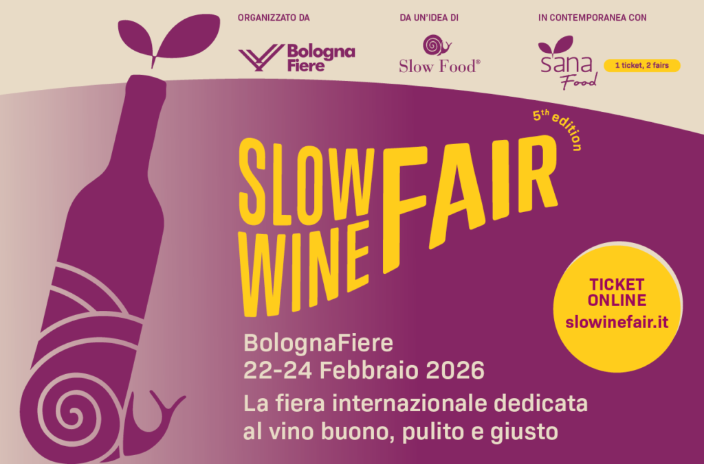 Si avvicina l’appuntamento con Slow Wine Fair. A BolognaFiere, dal 22 al 24 febbraio