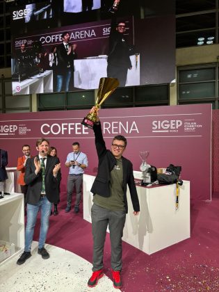 campioni baristi Sca 2026 vincitore della Latte Art Stefano Cevenini